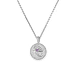 eye of horus, sterling silver jewellery, amethyst pendant