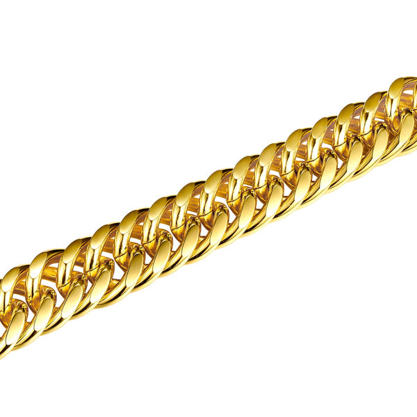 gold viper choker, chain close up view