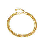 gold viper choker, chain