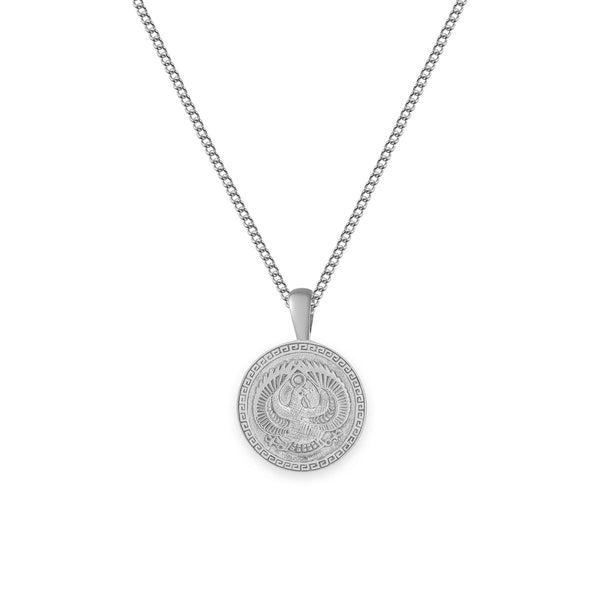 Egyptian god ra, sterling silver pendant, sterling silver