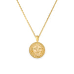 Kali gold pendant necklace