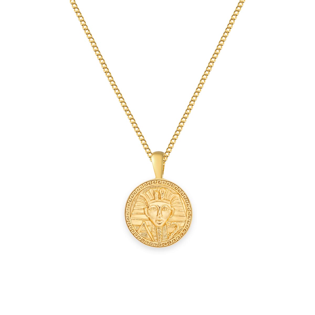 king-tut pendant, 18K gold vermeil jewellery 