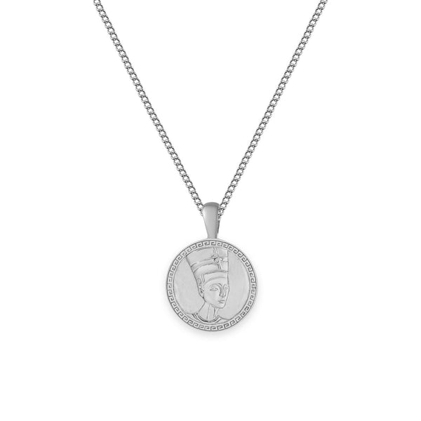 Nefertiti sterling silver pendant