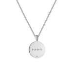 Nefertiti, sterling silver pendant back view